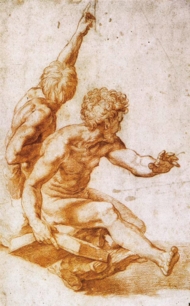   拉斐尔·桑西  Raffaello Santi  ——素描作品 (30)